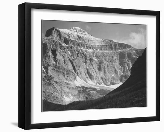 Close In View Of Mt Side "From Going-To-The-Sun Chalet Glacier National Park" Montana. 1933-1942-Ansel Adams-Framed Art Print