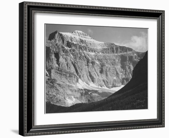 Close In View Of Mt Side "From Going-To-The-Sun Chalet Glacier National Park" Montana. 1933-1942-Ansel Adams-Framed Art Print