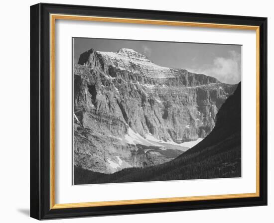 Close In View Of Mt Side "From Going-To-The-Sun Chalet Glacier National Park" Montana. 1933-1942-Ansel Adams-Framed Art Print