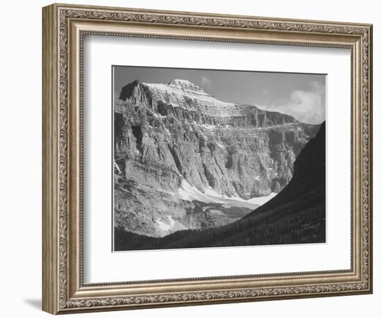 Close In View Of Mt Side "From Going-To-The-Sun Chalet Glacier National Park" Montana. 1933-1942-Ansel Adams-Framed Art Print