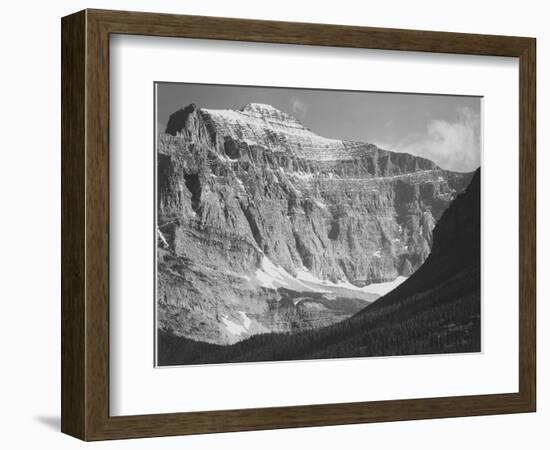 Close In View Of Mt Side "From Going-To-The-Sun Chalet Glacier National Park" Montana. 1933-1942-Ansel Adams-Framed Art Print