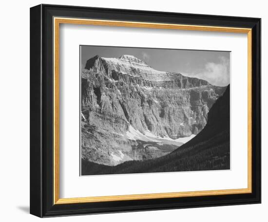 Close In View Of Mt Side "From Going-To-The-Sun Chalet Glacier National Park" Montana. 1933-1942-Ansel Adams-Framed Art Print