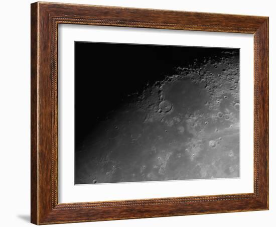 Close-Up Detail View of the Moon-Stocktrek Images-Framed Photographic Print