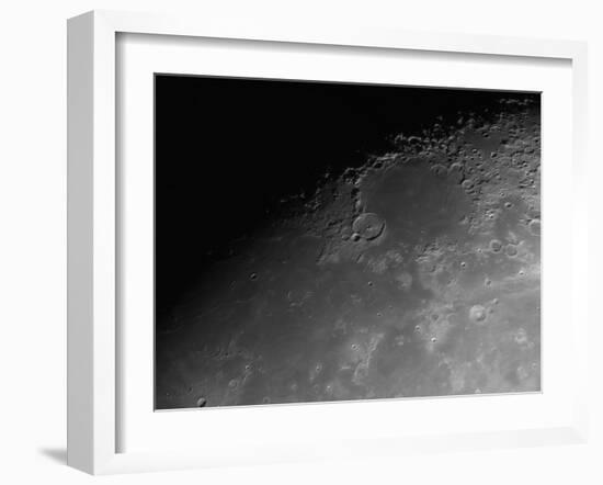 Close-Up Detail View of the Moon-Stocktrek Images-Framed Photographic Print