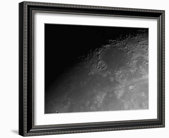 Close-Up Detail View of the Moon-Stocktrek Images-Framed Photographic Print