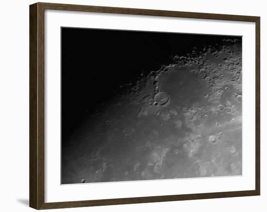 Close-Up Detail View of the Moon-Stocktrek Images-Framed Photographic Print