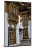 Close-Up from the Woodwork in the Dzong or Castle of Punakha, Bhutan, Asia-Michael Runkel-Mounted Photographic Print