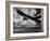 Close-up Monochromatic Image of a Skateboard-null-Framed Photographic Print