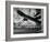 Close-up Monochromatic Image of a Skateboard-null-Framed Photographic Print