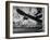 Close-up Monochromatic Image of a Skateboard-null-Framed Photographic Print