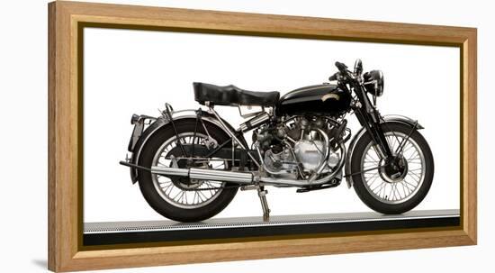 Close-Up of a 1954 Vincent 998Cc Series-C Rapide Motorcycle-null-Framed Premier Image Canvas