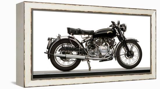 Close-Up of a 1954 Vincent 998Cc Series-C Rapide Motorcycle-null-Framed Premier Image Canvas