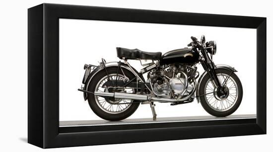 Close-Up of a 1954 Vincent 998Cc Series-C Rapide Motorcycle-null-Framed Premier Image Canvas