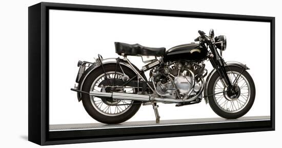 Close-Up of a 1954 Vincent 998Cc Series-C Rapide Motorcycle-null-Framed Premier Image Canvas