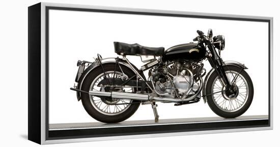 Close-Up of a 1954 Vincent 998Cc Series-C Rapide Motorcycle-null-Framed Premier Image Canvas