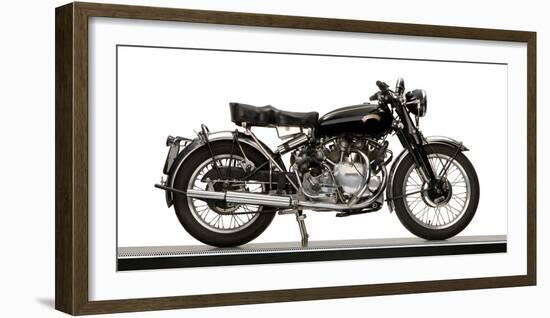 Close-Up of a 1954 Vincent 998Cc Series-C Rapide Motorcycle-null-Framed Photographic Print