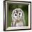 Close Up Of A Baby Tawny Owl (Strix Aluco)-l i g h t p o e t-Framed Photographic Print