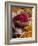 Close-Up of a Basket of Red Flowers, with Yellow Flowers, in the Market, Jaipur, Rajasthan, India-Michelle Garrett-Framed Photographic Print