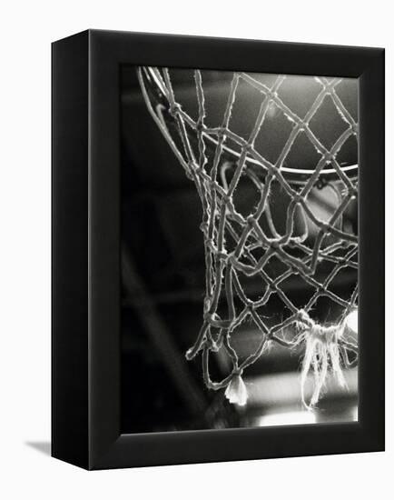 Close-up of a Basketball Net-null-Framed Premier Image Canvas