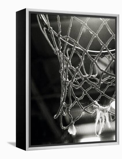 Close-up of a Basketball Net-null-Framed Premier Image Canvas