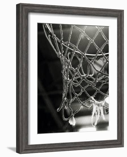Close-up of a Basketball Net--Framed Photographic Print