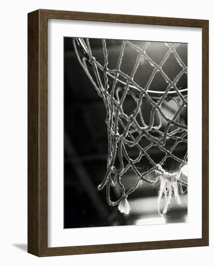 Close-up of a Basketball Net--Framed Photographic Print