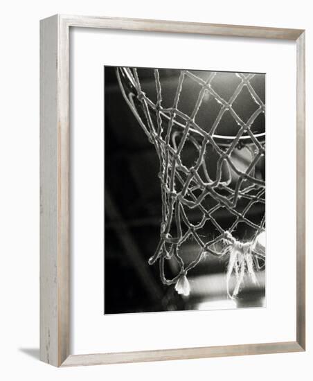 Close-up of a Basketball Net-null-Framed Photographic Print