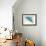 Close-Up of a Blue Whale Swimming Underwater (Balaenoptera Musculus)-null-Framed Giclee Print displayed on a wall