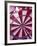 Close-up of a Dart in the Bull's-Eye of a Dartboard-null-Framed Photographic Print