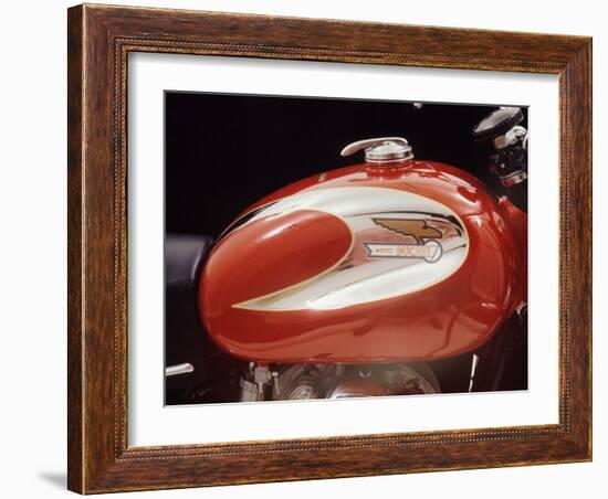 Close-up of a Ducati Gas Tank-Yale Joel-Framed Photographic Print