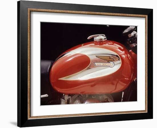 Close-up of a Ducati Gas Tank-Yale Joel-Framed Photographic Print