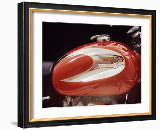 Close-up of a Ducati Gas Tank-Yale Joel-Framed Photographic Print