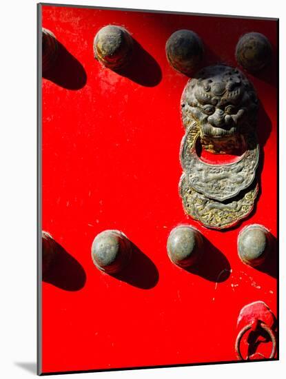 Close Up of a Gate Temple of Heaven , China-George Oze-Mounted Photographic Print