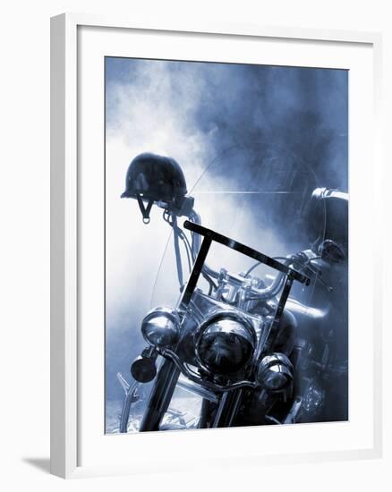 Close-up of a Motorcycle-null-Framed Photographic Print