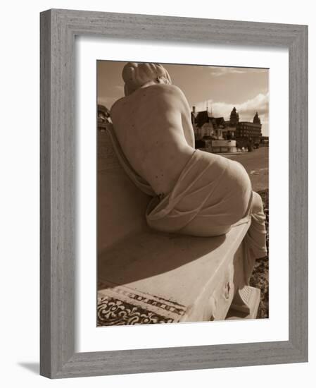 Close-Up of a Statue, Hotel Casino Carrasco, Carrasco, Montevideo, Uruguay-null-Framed Photographic Print