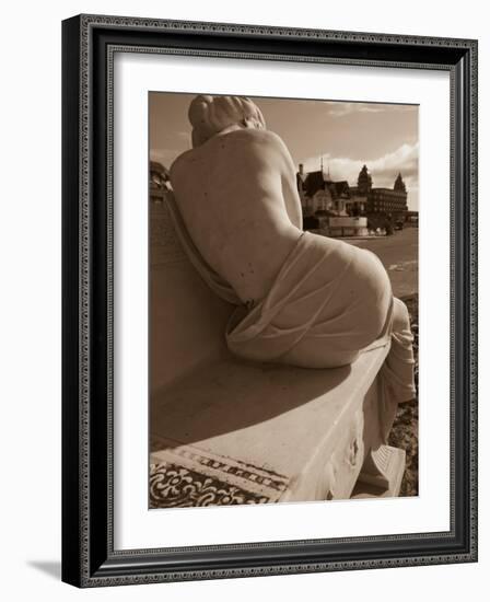 Close-Up of a Statue, Hotel Casino Carrasco, Carrasco, Montevideo, Uruguay-null-Framed Photographic Print