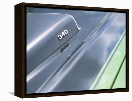 Close-up of a Vent on Muscle Car-null-Framed Premier Image Canvas