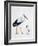 Close-Up of a White Stork with its Young (Ciconia Ciconia)-null-Framed Giclee Print