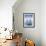 Close-up of a Young Man Swimming Underwater-null-Framed Photographic Print displayed on a wall