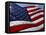 Close-up of American Flag-null-Framed Premier Image Canvas