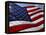 Close-up of American Flag-null-Framed Premier Image Canvas