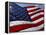 Close-up of American Flag-null-Framed Premier Image Canvas