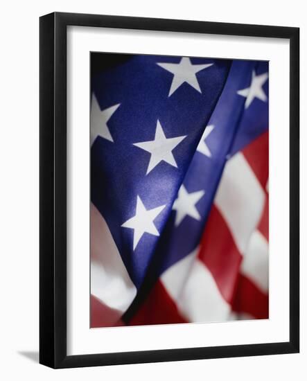 Close-up of American Flag-Rick Barrentine-Framed Photographic Print