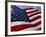 Close-up of American Flag-null-Framed Photographic Print