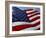 Close-up of American Flag-null-Framed Photographic Print