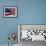 Close-up of American Flag-null-Framed Photographic Print displayed on a wall