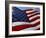 Close-up of American Flag-null-Framed Photographic Print