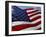 Close-up of American Flag-null-Framed Photographic Print