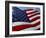 Close-up of American Flag-null-Framed Photographic Print