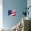 Close-up of an American Flag Waving in the Wind-null-Photographic Print displayed on a wall